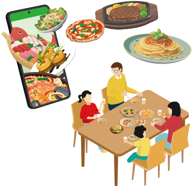 様々な食体験の提供